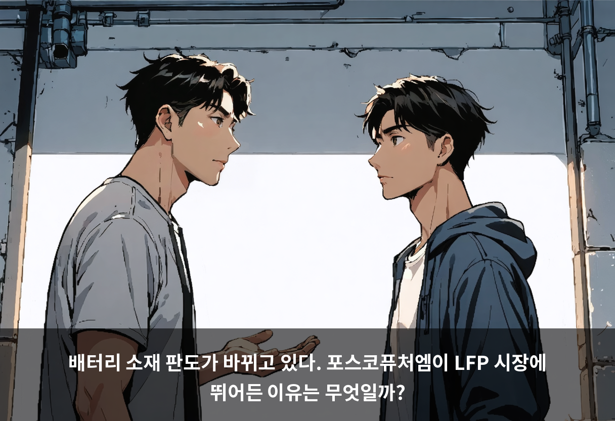 배터리 소재 판도가 바뀌고 있다. 포스코퓨처엠이 LFP 시장에 뛰어든 이유는 무엇일까?