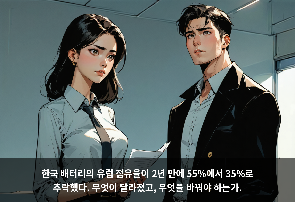 유럽 점유율 55%에서 35%로, 정부와 민간이 8조 4,000억을 꺼냈습니다 🧂