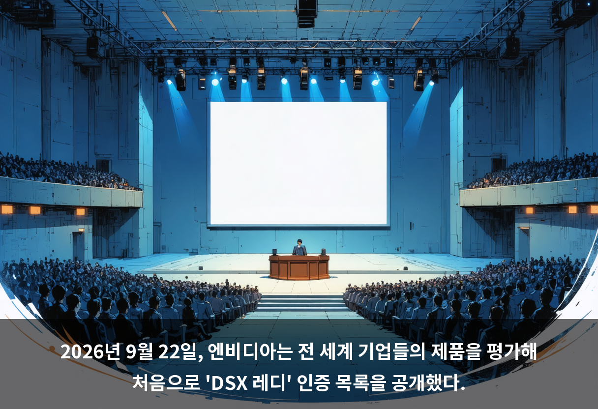 2026년 9월 22일, 엔비디아는 전 세계 기업들의 제품을 평가해 처음으로 'DSX 레디' 인증 목록을 공개했다.