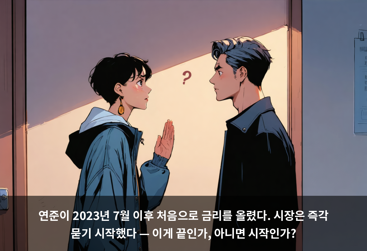 연준이 2023년 7월 이후 처음으로 금리를 올렸다. 시장은 즉각 묻기 시작했다 — 이게 끝인가, 아니면 시작인가?