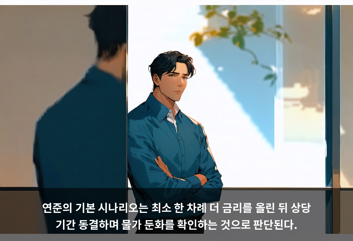 연준의 기본 시나리오는 최소 한 차례 더 금리를 올린 뒤 상당 기간 동결하며 물가 둔화를 확인하는 것으로 판단된다.