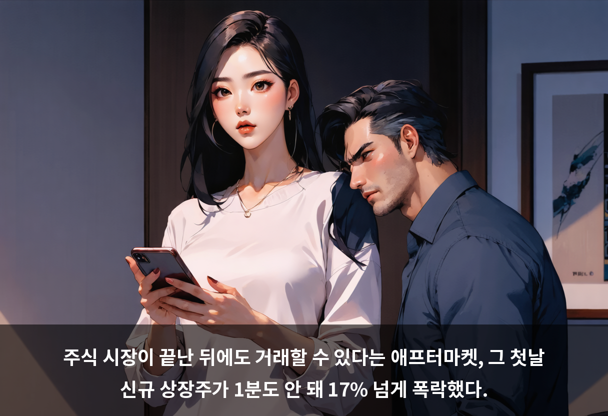 오후 4시 개장 1분 만에, 4만 원이 3만 3050원이 됐다고? ⏱️