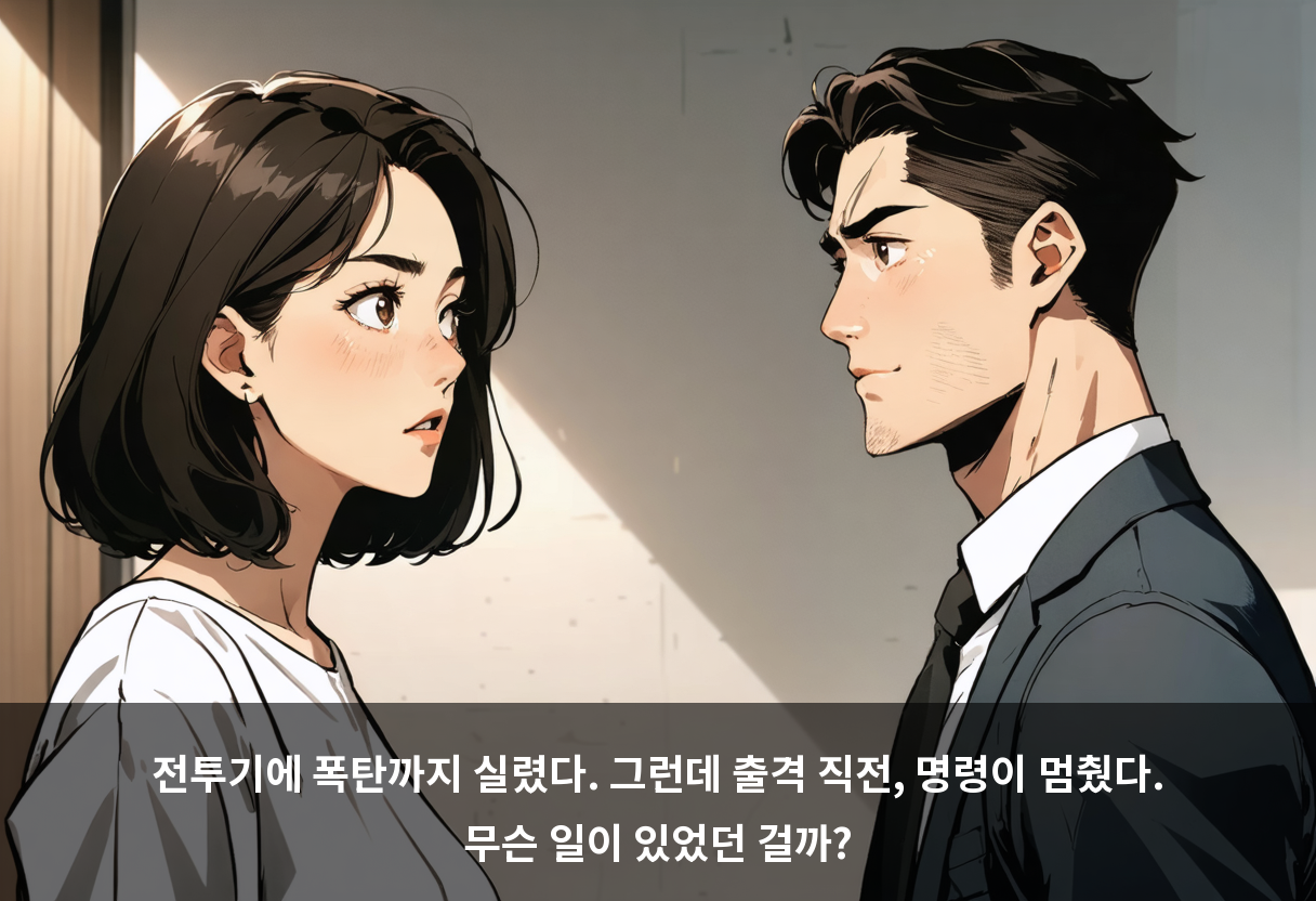 전투기에 폭탄까지 실렸다. 그런데 출격 직전, 명령이 멈췄다. 무슨 일이 있었던 걸까?