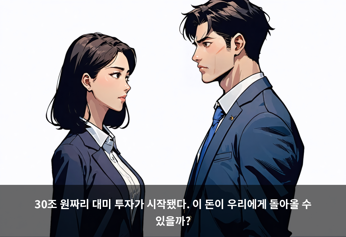 30조 원짜리 대미 투자가 시작됐다. 이 돈이 우리에게 돌아올 수 있을까?