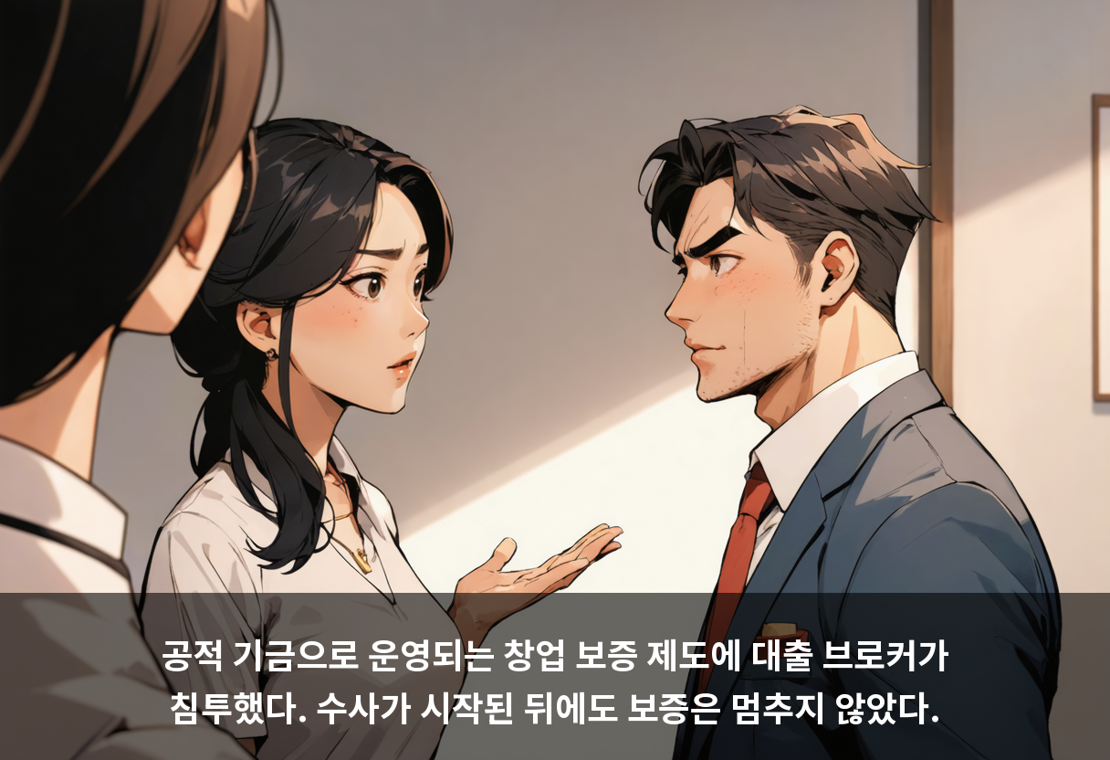 압수수색을 받고도 9개월간, 신용보증기금은 보증을 계속 승인했다고? 🧾