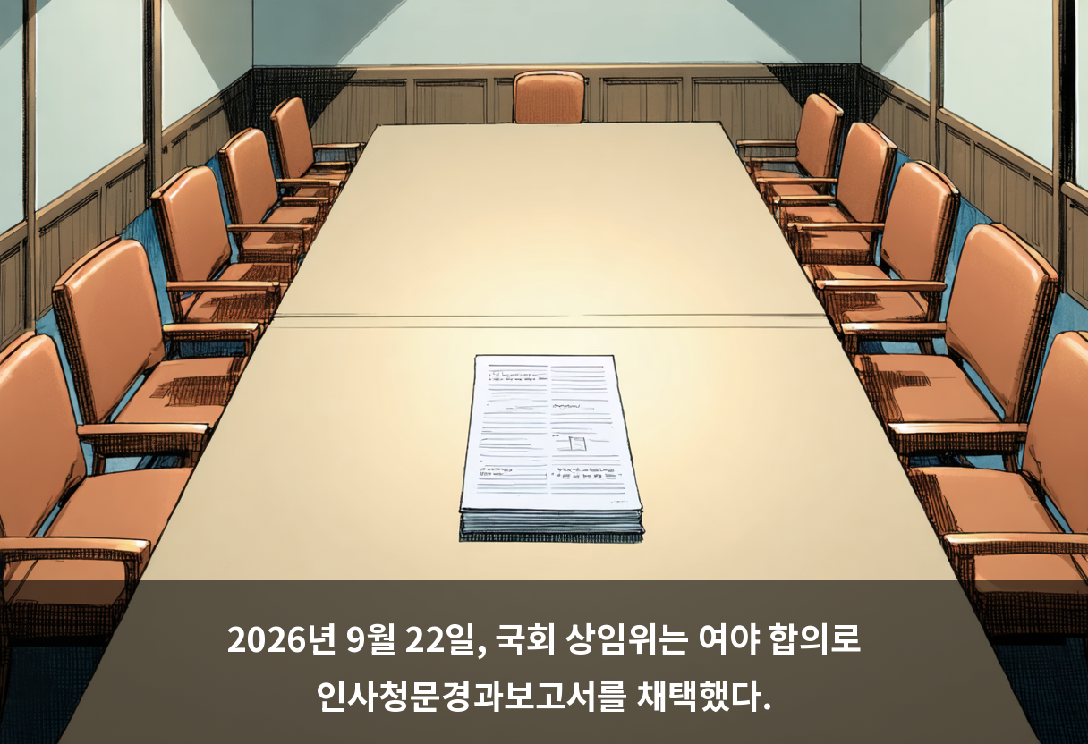 2026년 9월 22일, 국회 상임위는 여야 합의로 인사청문경과보고서를 채택했다.