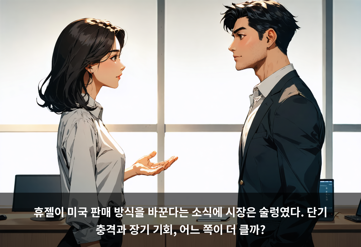 휴젤이 미국 판매 방식을 바꾼다는 소식에 시장은 술렁였다. 단기 충격과 장기 기회, 어느 쪽이 더 클까?