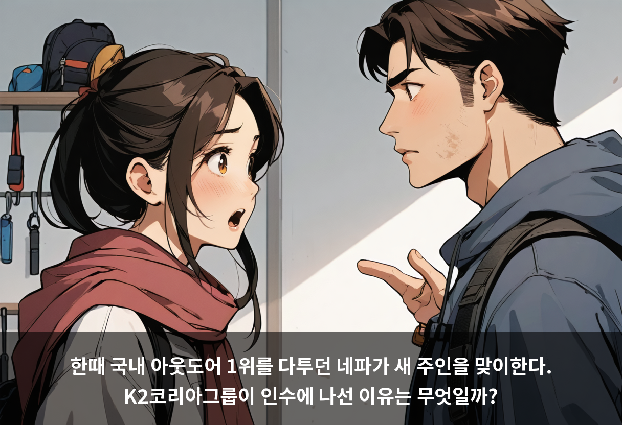 9,970억 원에 팔렸던 네파, 이번엔 증자로 주인이 바뀝니다 🧵
