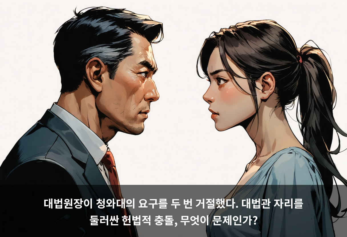 대법원장이 청와대의 요구를 두 번 거절했다. 대법관 자리를 둘러싼 헌법적 충돌, 무엇이 문제인가?