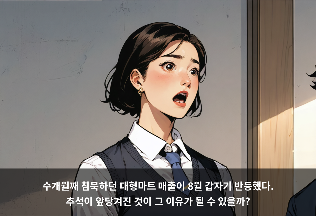 6개월 만에 돌아선 대형마트, 가전·완구가 17.8% 뛰었다니요 🧸
