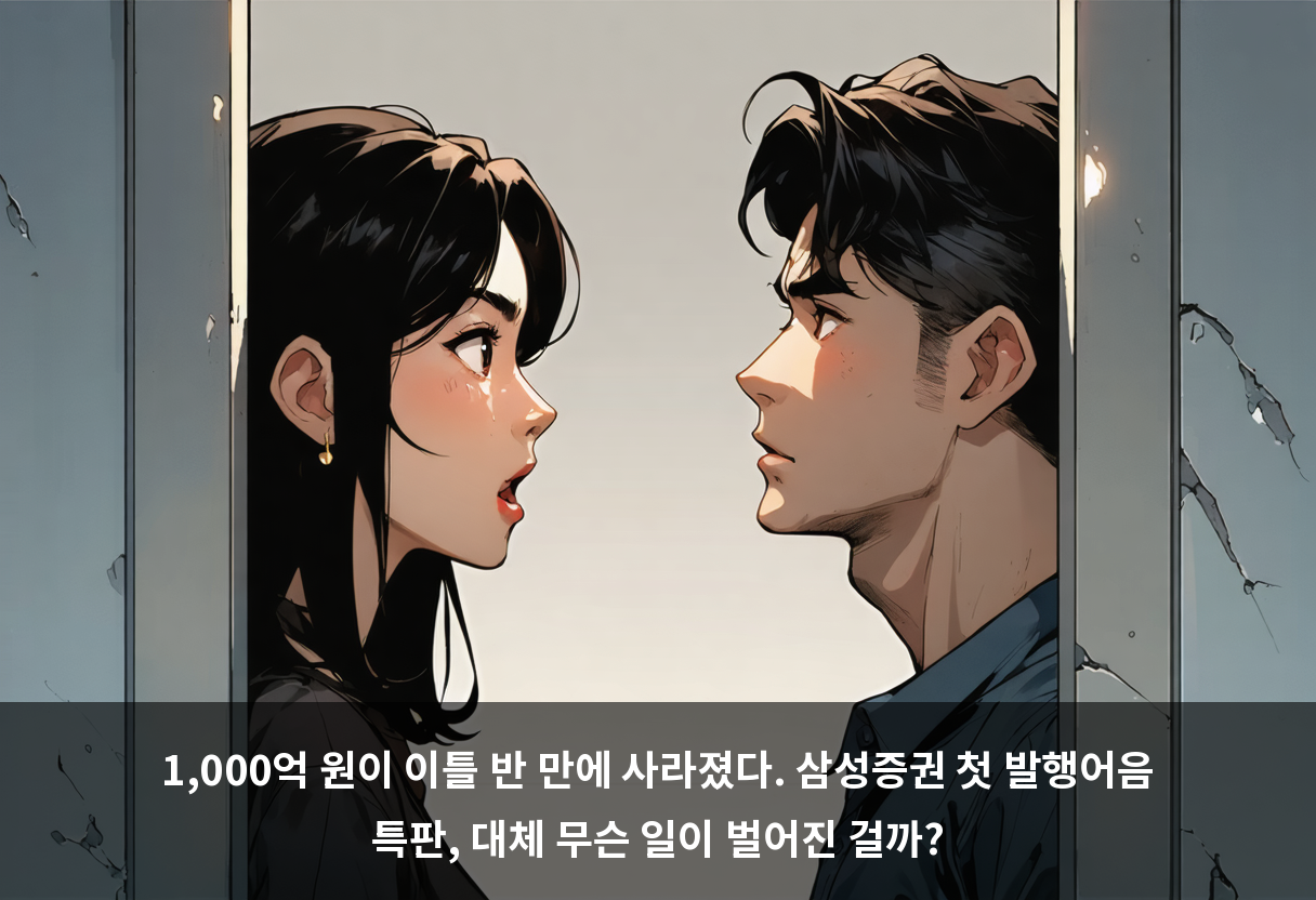 1,000억 원이 이틀 반 만에 사라졌다. 삼성증권 첫 발행어음 특판, 대체 무슨 일이 벌어진 걸까?