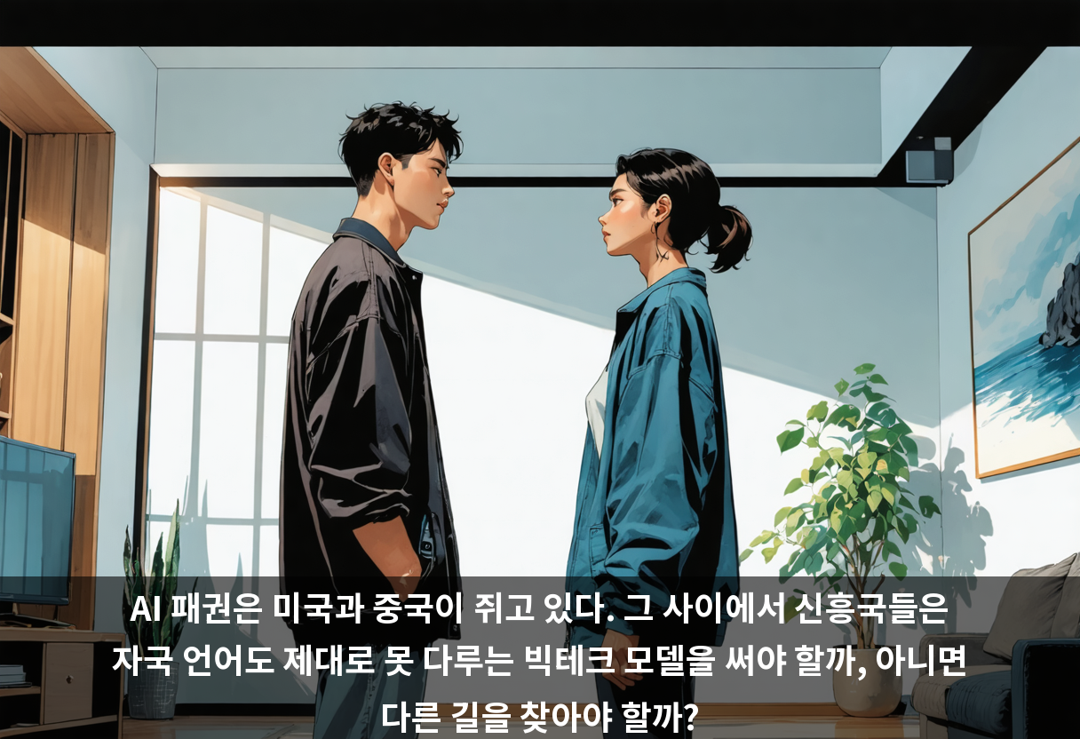 AI 패권은 미국과 중국이 쥐고 있다. 그 사이에서 신흥국들은 자국 언어도 제대로 못 다루는 빅테크 모델을 써야 할까, 아니면 다른 길을 찾아야 할까?