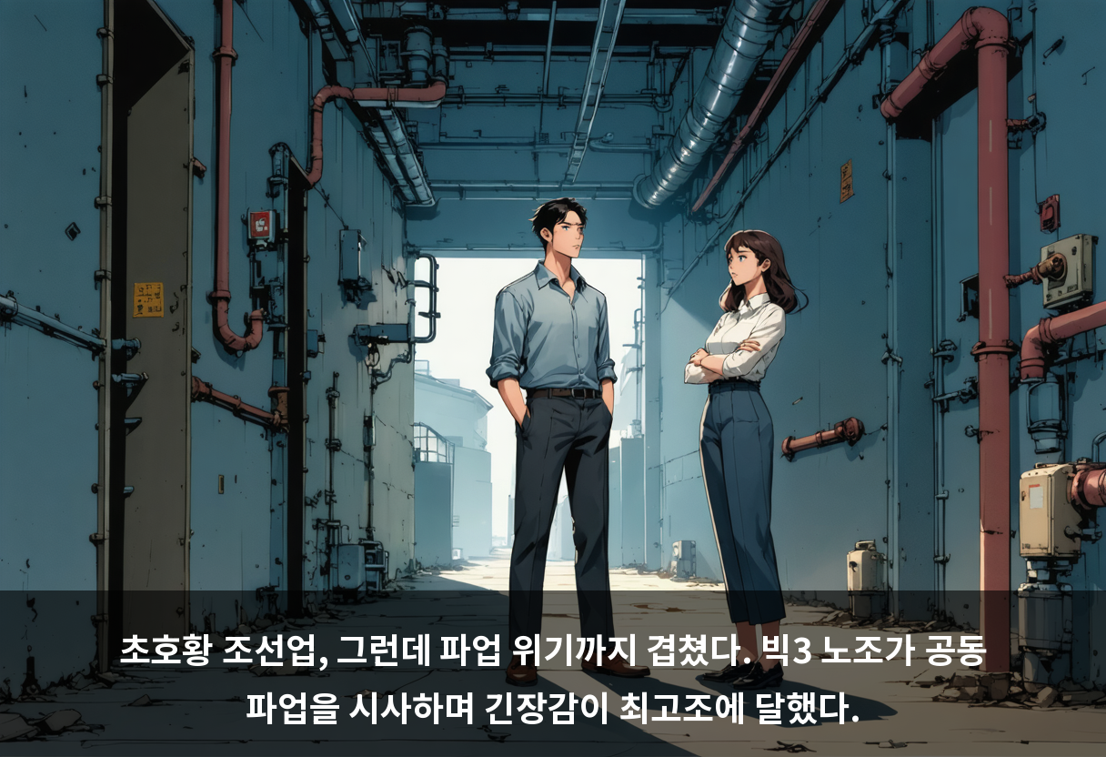 기본급 5.2%에 격려금 700만 원, 조선 빅3 중 삼성중공업이 먼저 끝냈습니다 🌙