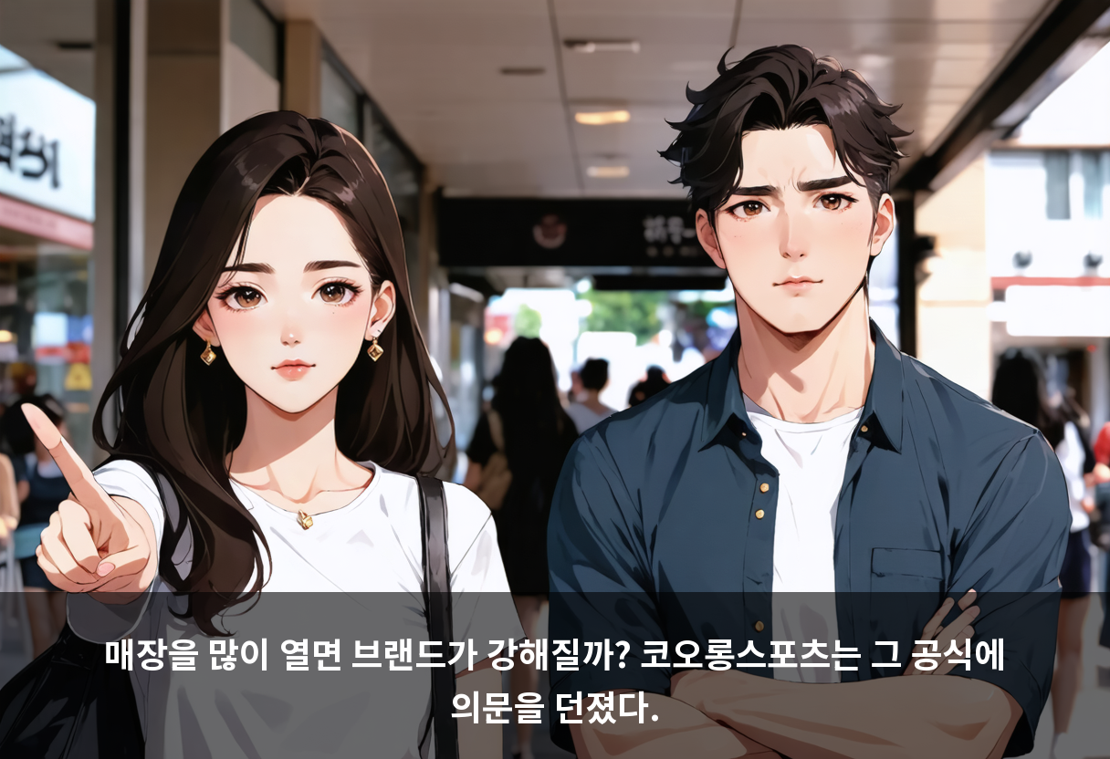매장을 많이 열면 브랜드가 강해질까? 코오롱스포츠는 그 공식에 의문을 던졌다.