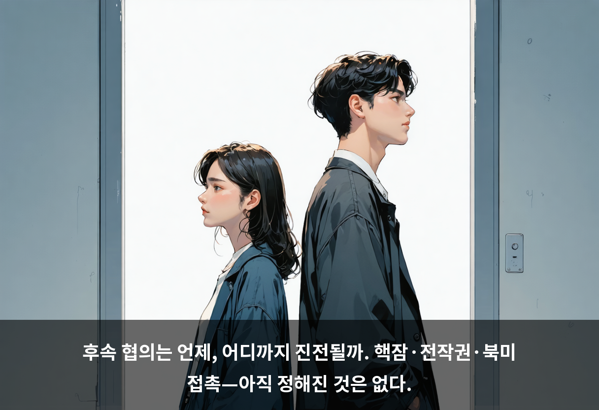 후속 협의는 언제, 어디까지 진전될까. 핵잠·전작권·북미 접촉—아직 정해진 것은 없다.