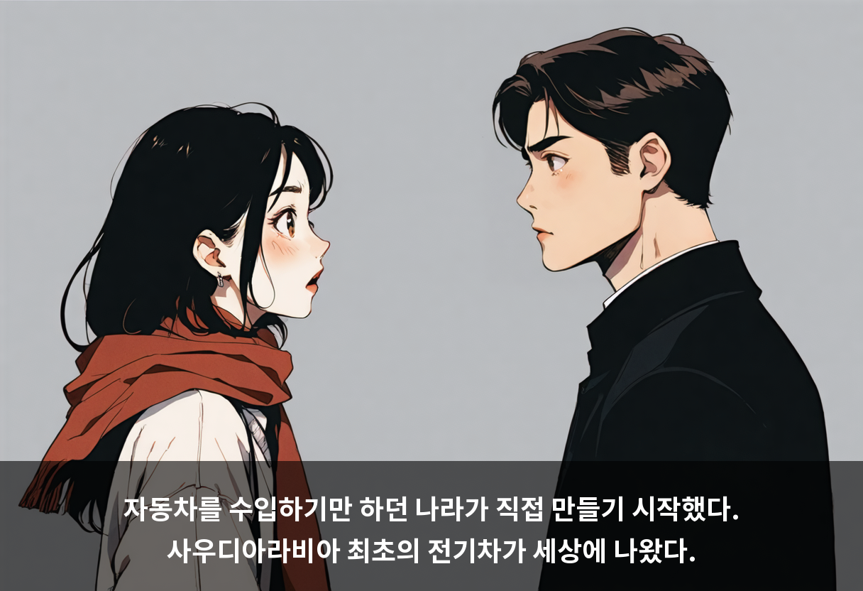자동차를 수입하기만 하던 나라가 직접 만들기 시작했다. 사우디아라비아 최초의 전기차가 세상에 나왔다.
