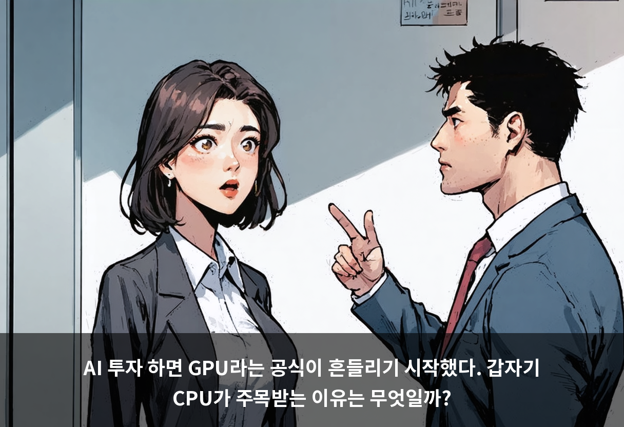 AI 투자 하면 GPU라는 공식이 흔들리기 시작했다. 갑자기 CPU가 주목받는 이유는 무엇일까?