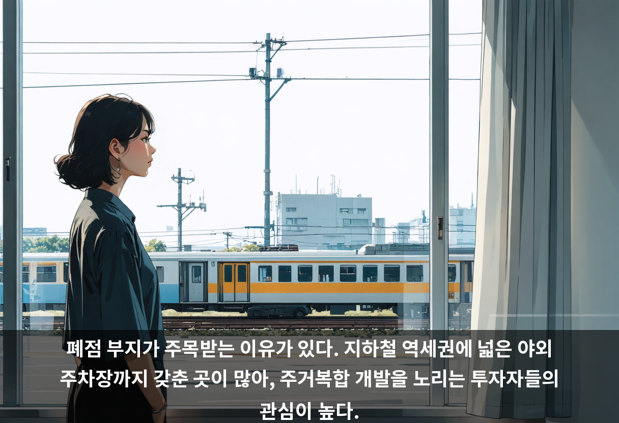 폐점 부지가 주목받는 이유가 있다. 지하철 역세권에 넓은 야외 주차장까지 갖춘 곳이 많아, 주거복합 개발을 노리는 투자자들의 관심이 높다.