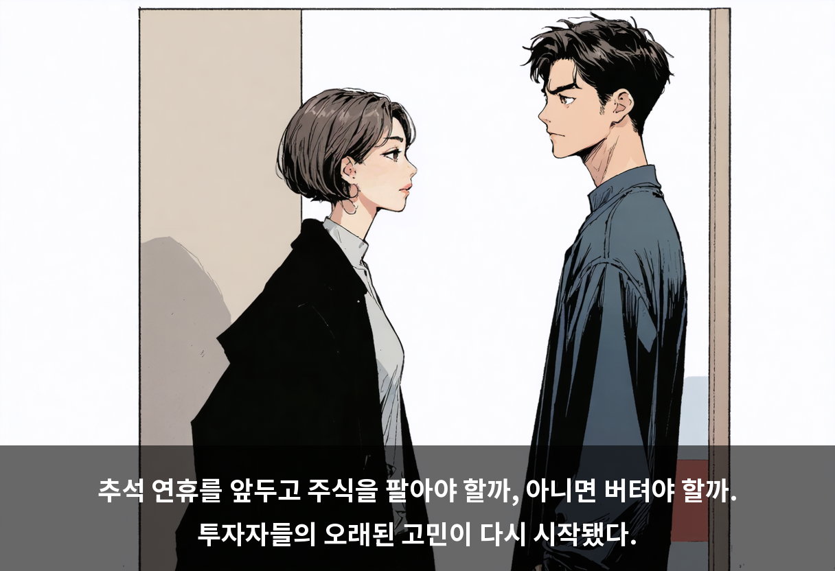 코스피, 연휴 전엔 -0.05%인데 연휴 뒤엔 1.34%였다니요 🚪