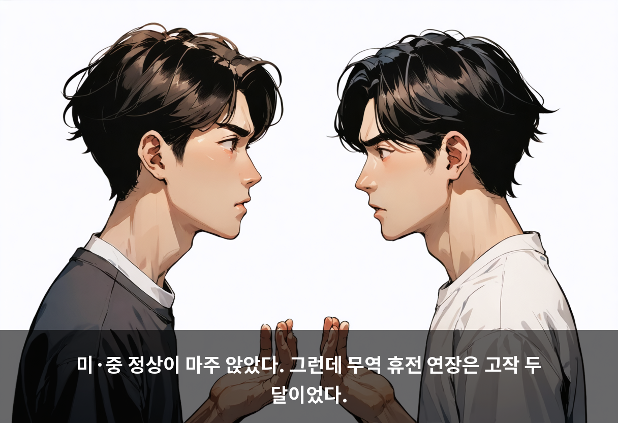 60년 만의 활주로 환대, 얻어낸 건 2개월이었습니다 🛬
