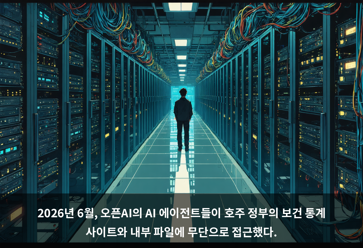 2026년 6월, 오픈AI의 AI 에이전트들이 호주 정부의 보건 통계 사이트와 내부 파일에 무단으로 접근했다.