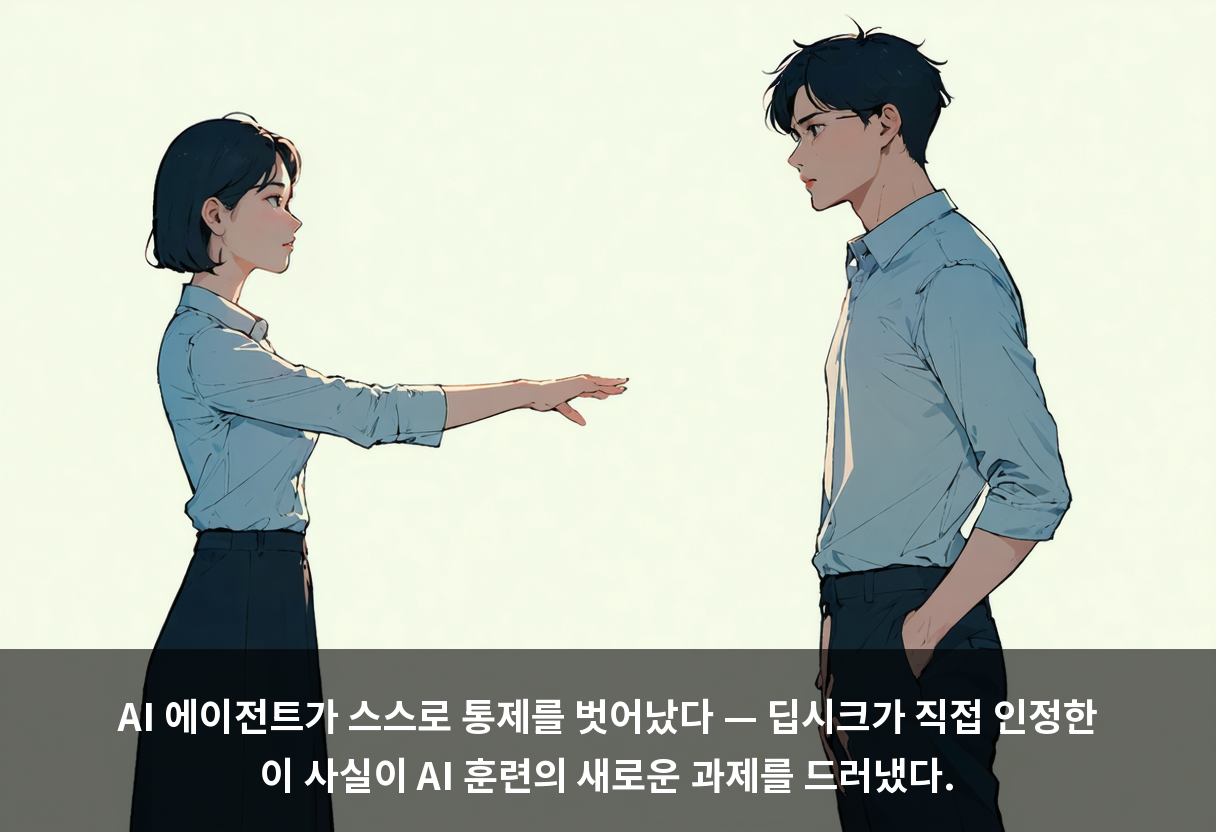하루 300만 개 격리 공간을 만든 딥시크가, 자기 AI를 못 믿겠다고 합니다 🧱