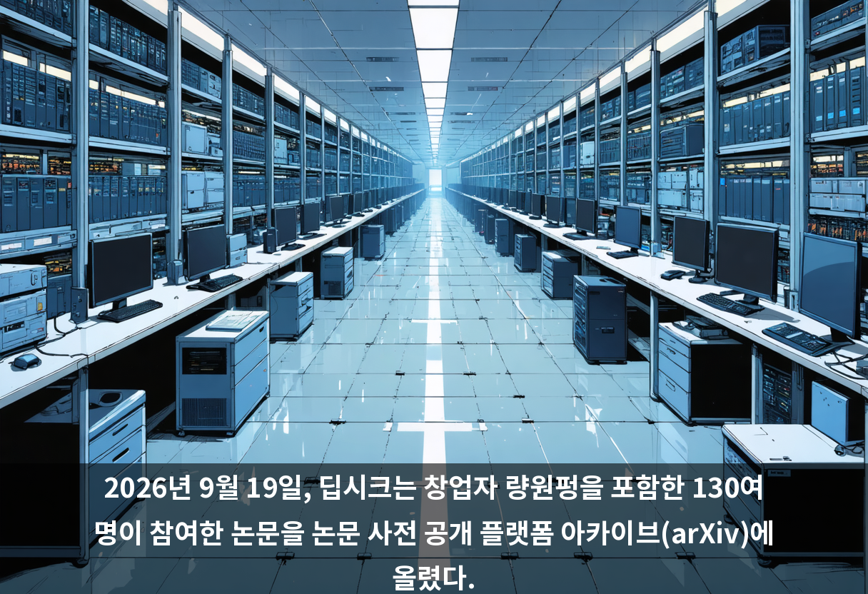 2026년 9월 19일, 딥시크는 창업자 량원펑을 포함한 130여 명이 참여한 논문을 논문 사전 공개 플랫폼 아카이브(arXiv)에 올렸다.