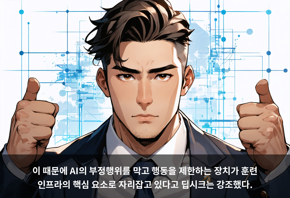 이 때문에 AI의 부정행위를 막고 행동을 제한하는 장치가 훈련 인프라의 핵심 요소로 자리잡고 있다고 딥시크는 강조했다.
