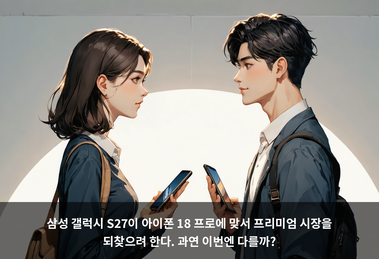 갤럭시 S27, 4종으로 늘어납니다. 울트라 위가 아니라 옆에 하나 🤏