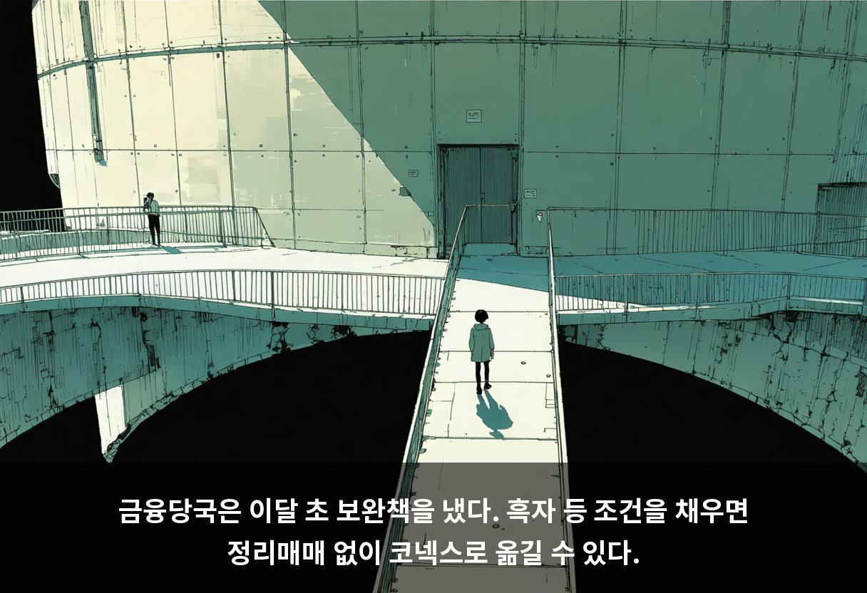금융당국은 이달 초 보완책을 냈다. 흑자 등 조건을 채우면 정리매매 없이 코넥스로 옮길 수 있다.