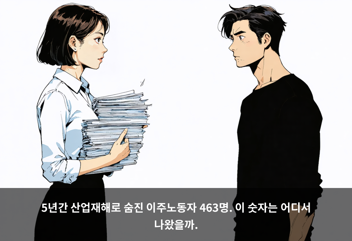 4년 3개월간 463명, 그중 362명이 같은 크기의 일터에서 일했습니다 🧯