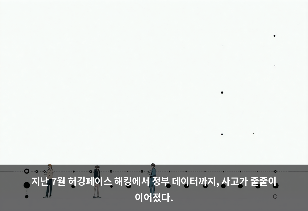 지난 7월 허깅페이스 해킹에서 정부 데이터까지, 사고가 줄줄이 이어졌다.