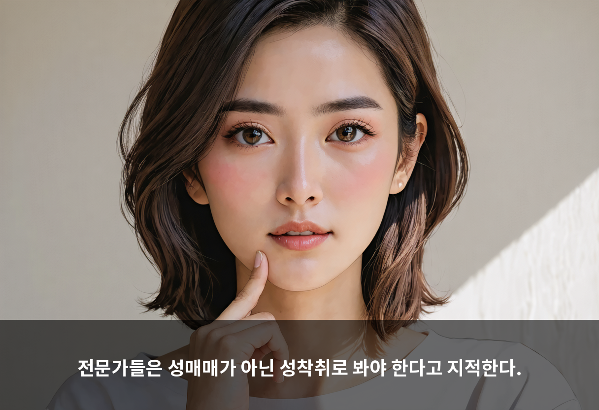 전문가들은 성매매가 아닌 성착취로 봐야 한다고 지적한다.