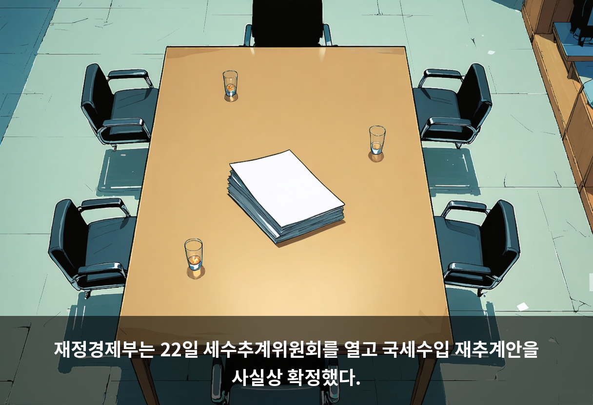 재정경제부는 22일 세수추계위원회를 열고 국세수입 재추계안을 사실상 확정했다.
