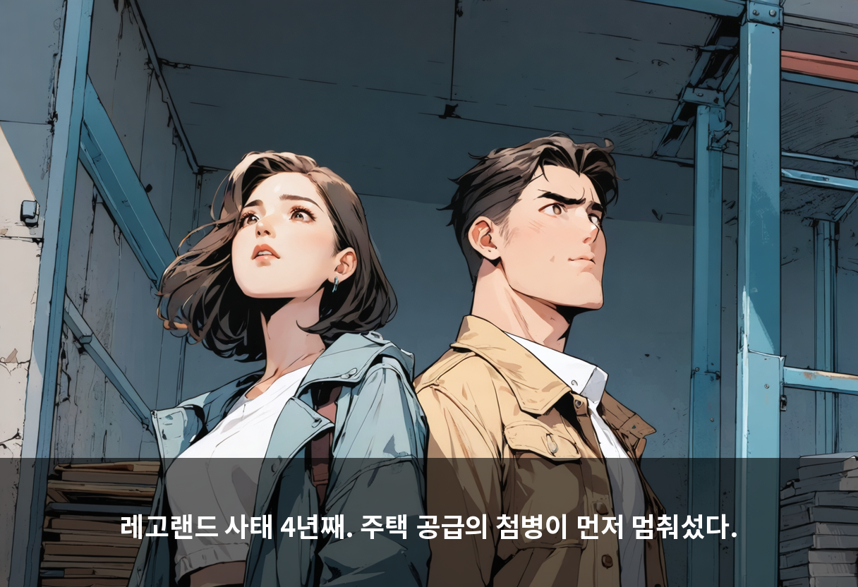 레고랜드 사태 4년째. 주택 공급의 첨병이 먼저 멈춰섰다.