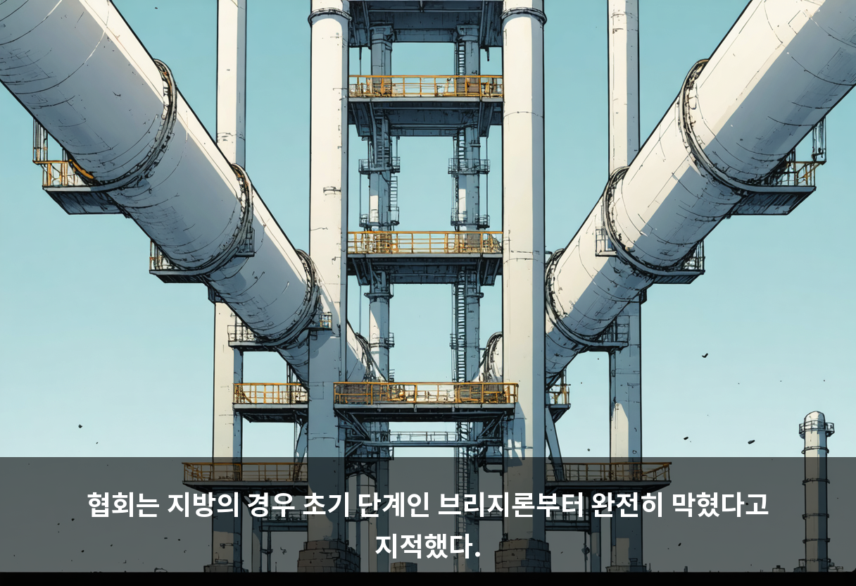 협회는 지방의 경우 초기 단계인 브리지론부터 완전히 막혔다고 지적했다.