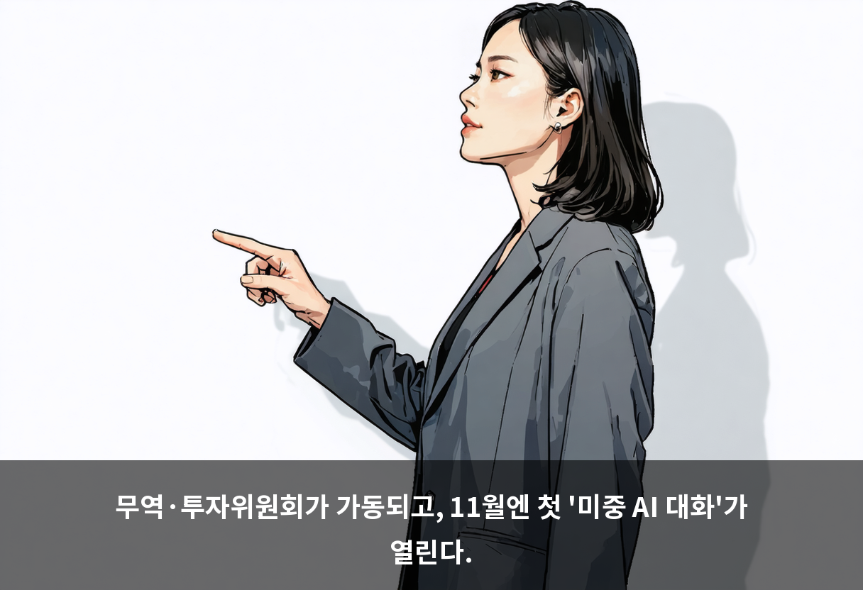 무역·투자위원회가 가동되고, 11월엔 첫 '미중 AI 대화'가 열린다.