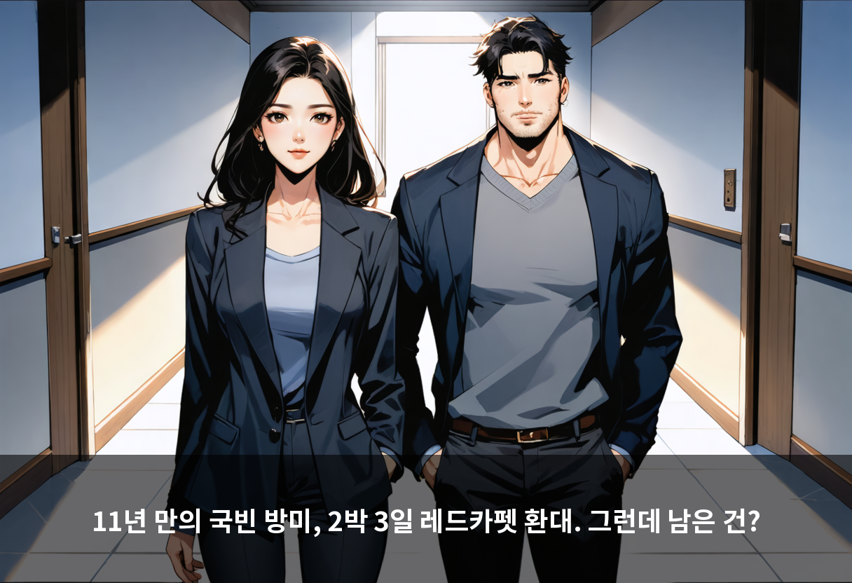 2박 3일 레드카펫을 깔아줬는데, 중국은 희토류 얘기를 한 줄도 안 넣었습니다 🧾