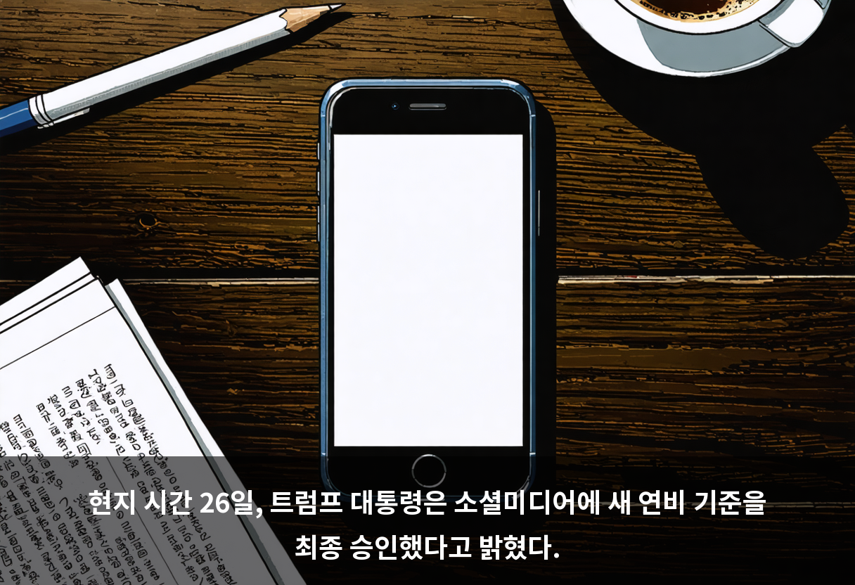 현지 시간 26일, 트럼프 대통령은 소셜미디어에 새 연비 기준을 최종 승인했다고 밝혔다.