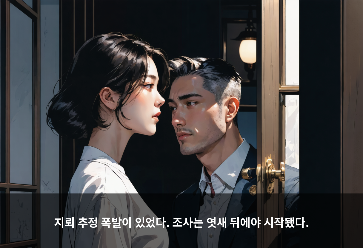 지뢰 추정 폭발이 있었다. 조사는 엿새 뒤에야 시작됐다.