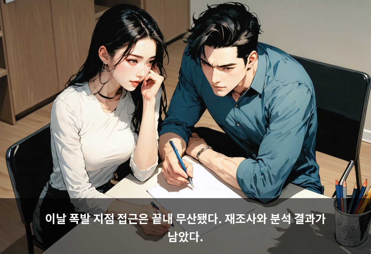 이날 폭발 지점 접근은 끝내 무산됐다. 재조사와 분석 결과가 남았다.
