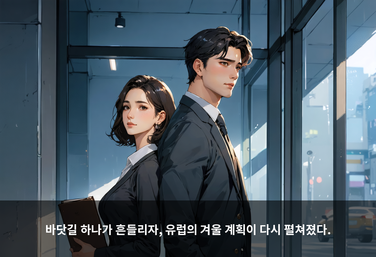 바닷길 하나가 흔들리자, 유럽의 겨울 계획이 다시 펼쳐졌다.