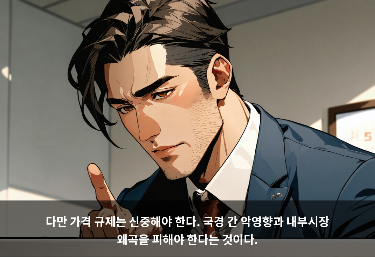다만 가격 규제는 신중해야 한다. 국경 간 악영향과 내부시장 왜곡을 피해야 한다는 것이다.