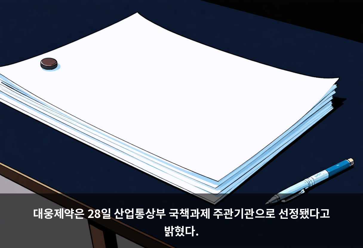 대웅제약은 28일 산업통상부 국책과제 주관기관으로 선정됐다고 밝혔다.