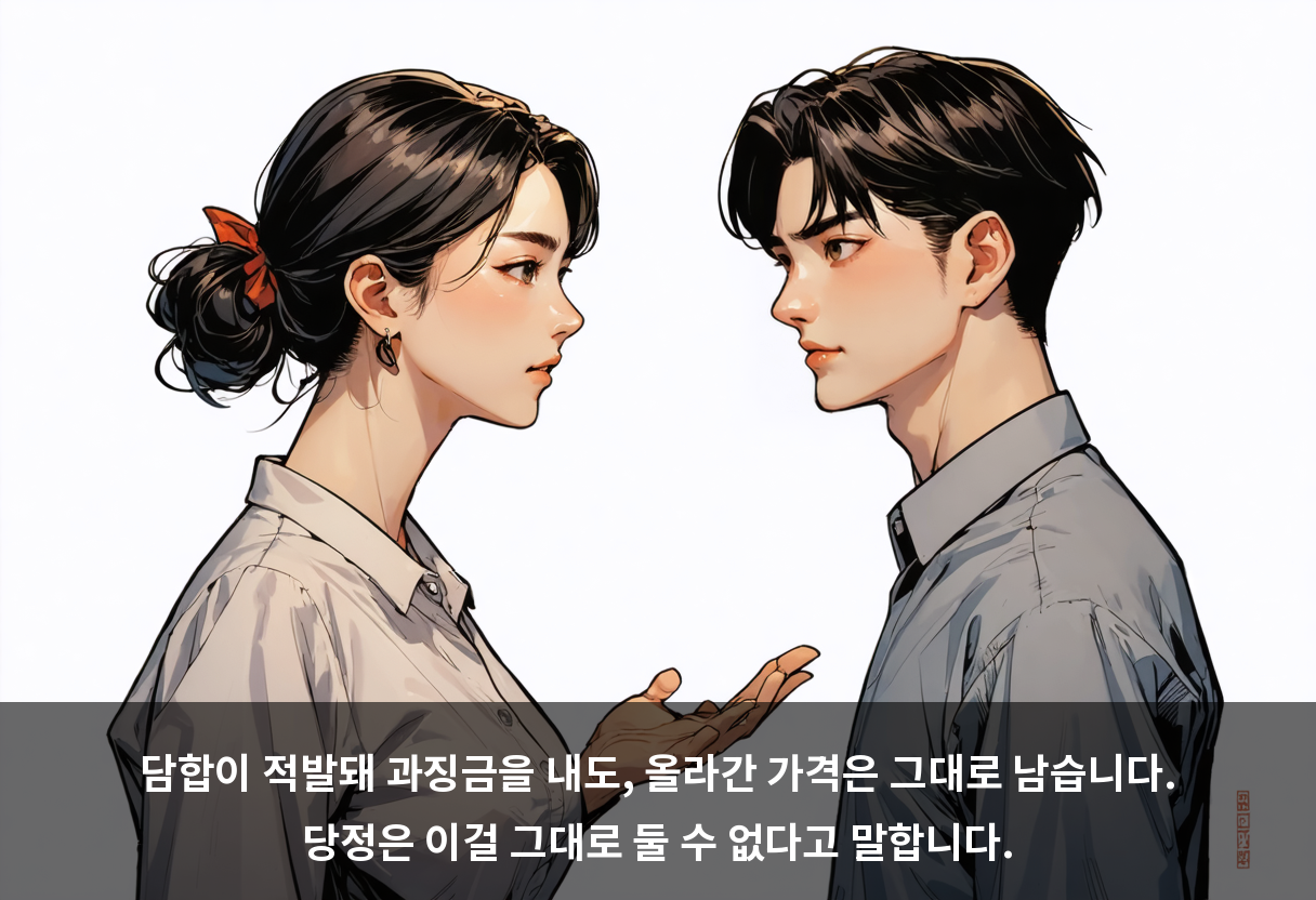 담합이 적발돼 과징금을 내도, 올라간 가격은 그대로 남습니다. 당정은 이걸 그대로 둘 수 없다고 말합니다.