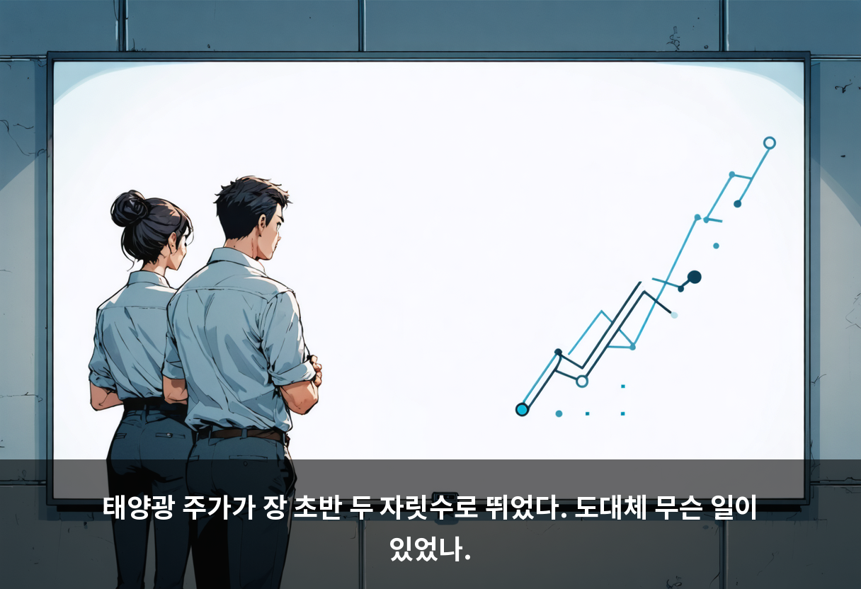관세 발표 한 달 만에, 미국 태양광 모듈값이 41% 뛰었습니다 🔌