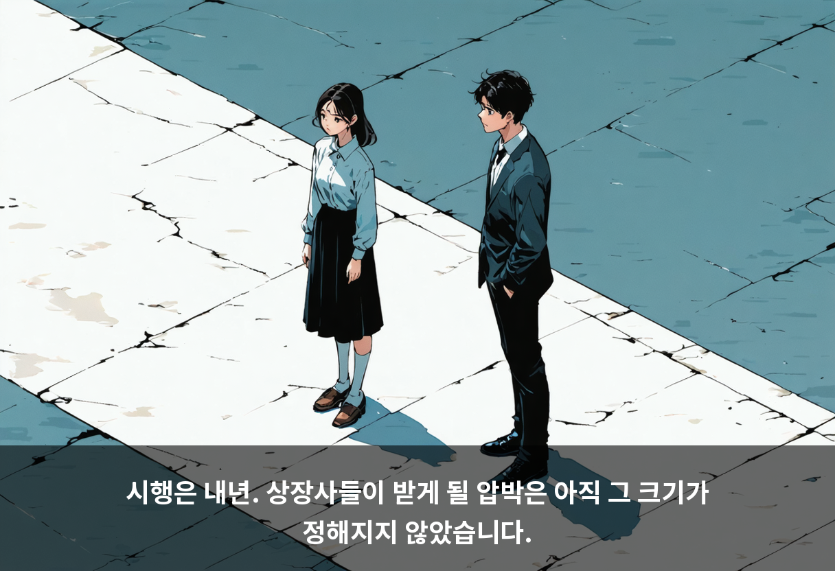 시행은 내년. 상장사들이 받게 될 압박은 아직 그 크기가 정해지지 않았습니다.