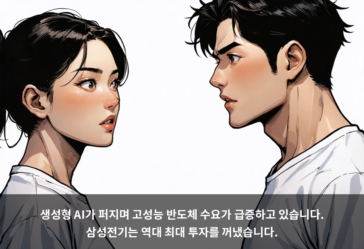 생성형 AI가 퍼지며 고성능 반도체 수요가 급증하고 있습니다. 삼성전기는 역대 최대 투자를 꺼냈습니다.