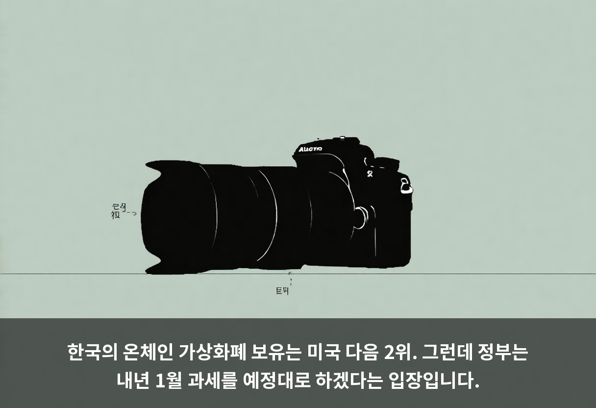 온체인 보유는 세계 2위인데, 과세 준비는 아직 고시 단계입니다 🧳