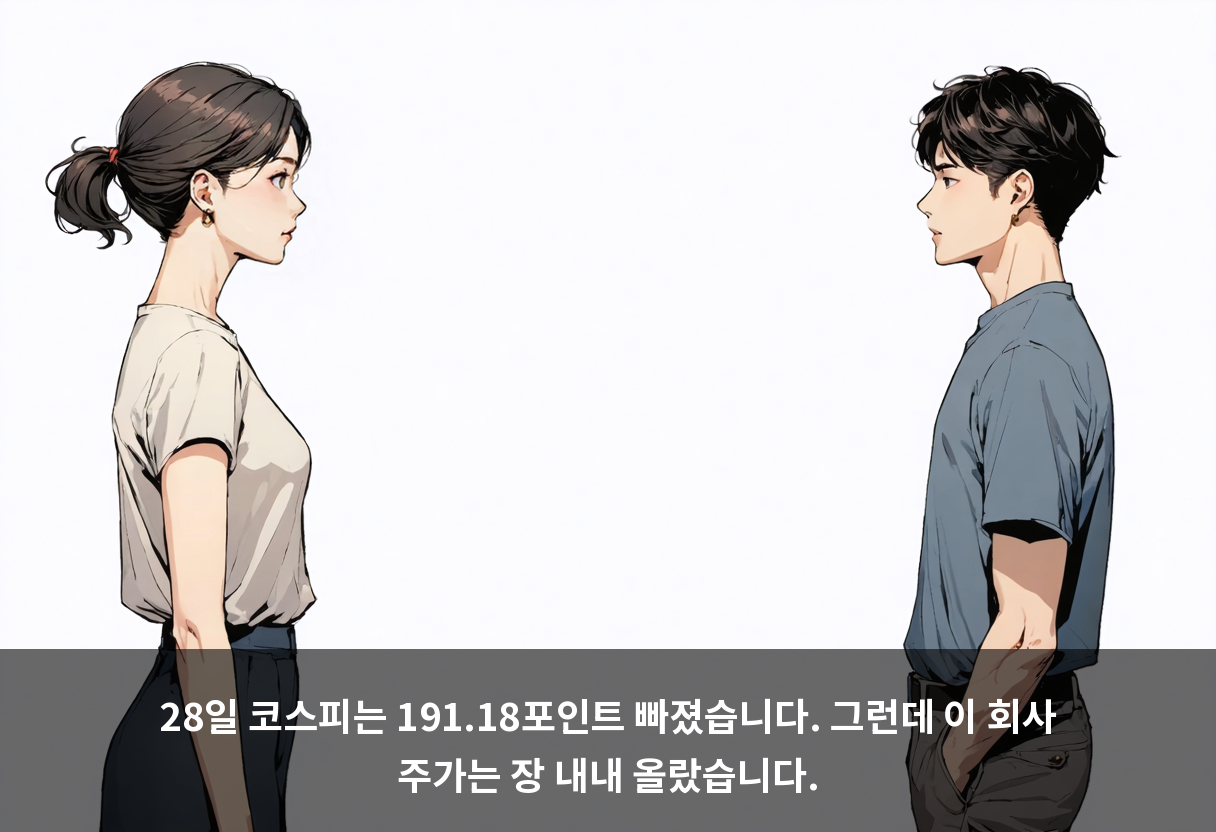 코스피는 191포인트 빠진 날, 메리츠금융지주만 5.57% 올랐습니다 🎢